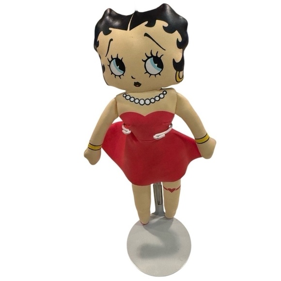 Kellytoy Other - Kellytoy Betty Boop Doll 1994 Vintage Style Red Dress